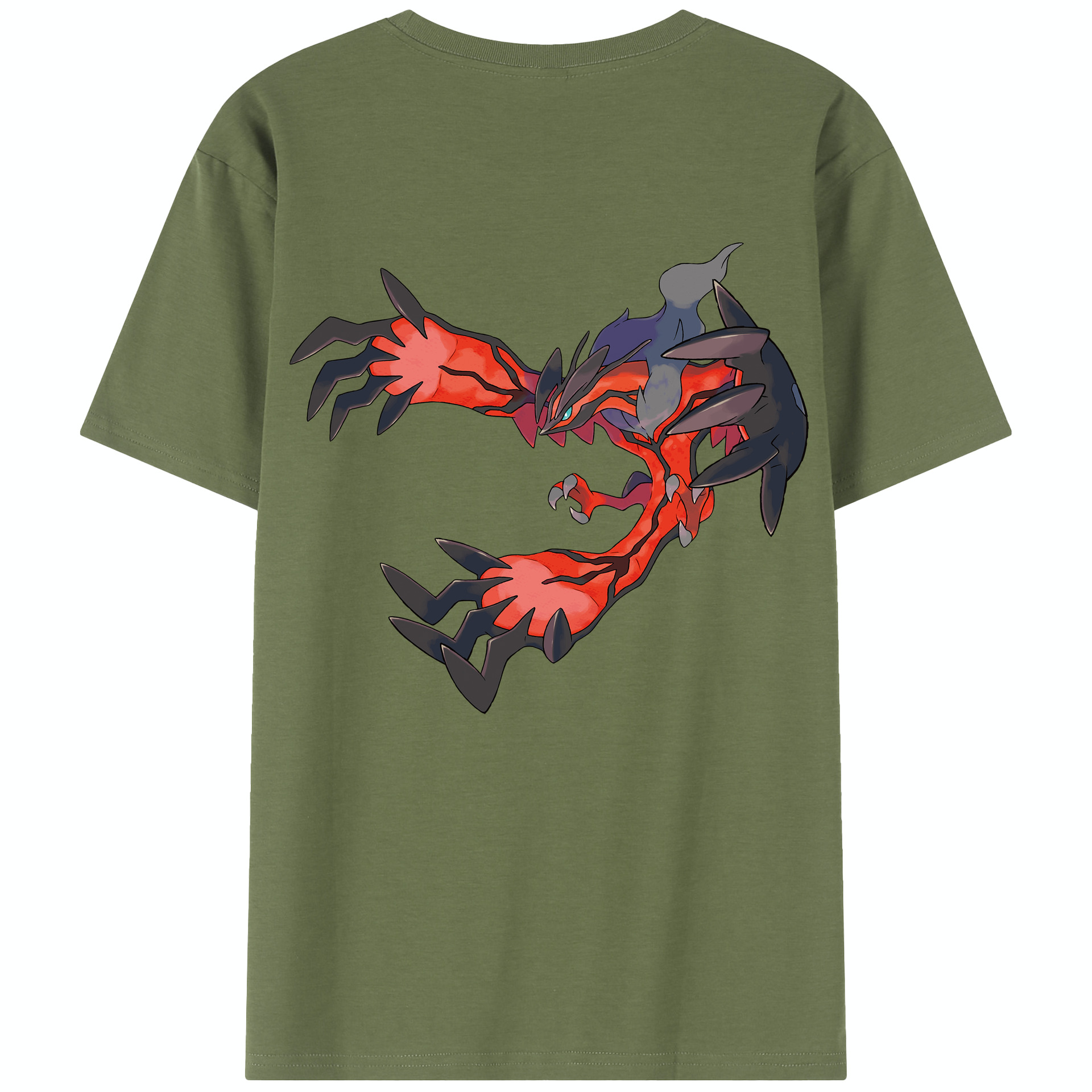 （画像用） ポケットモンスター Pokémon 綿100％半袖Tシャツ（背面プリント）